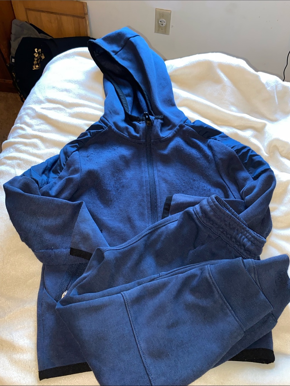 Athletic Works Deep Blue Kids Hoodie and Jogger Set